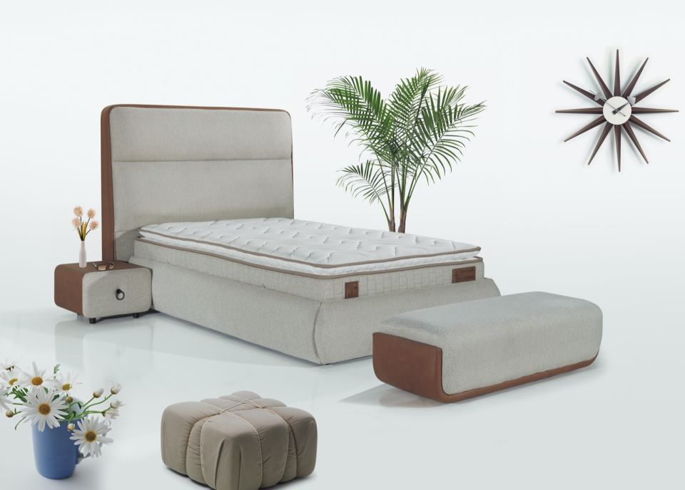 Tarz Mobilya Paris Tek Kişilik Modern Karyola