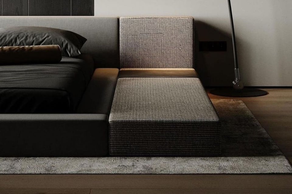 Tarz Mobilya Demis Alçak Modern Karyola