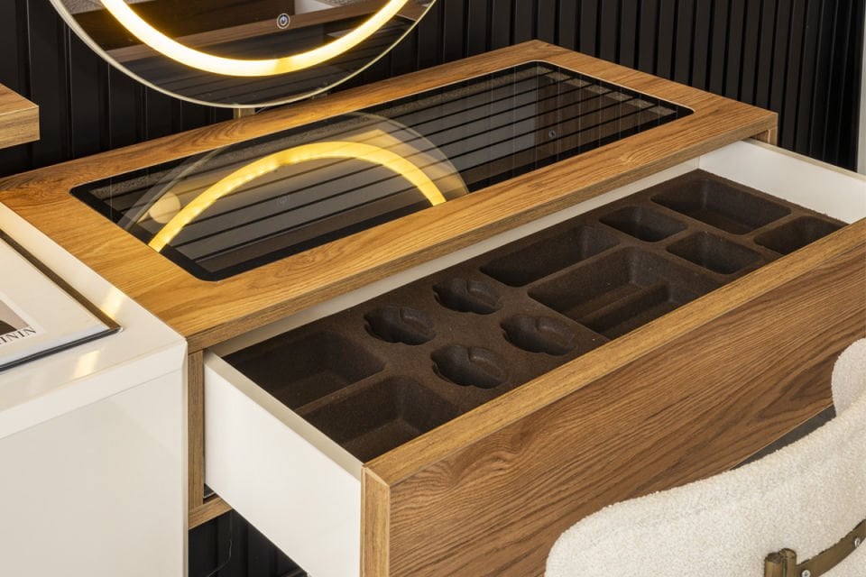 Tarz Mobilya Zenit Köşe Dolaplı Modern Yatak Odası