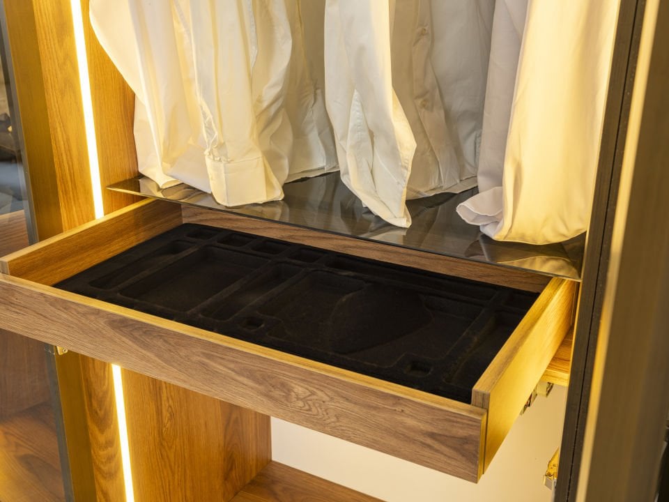 Tarz Mobilya Zenit Köşe Dolaplı Modern Yatak Odası