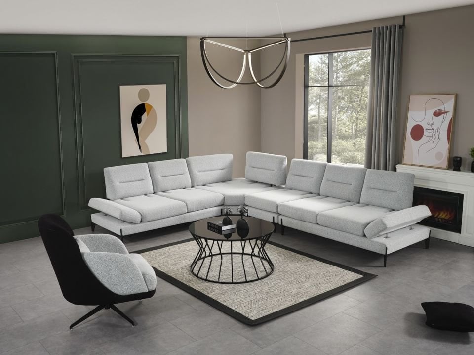 Tarz Mobilya Paris Modern Mekanizmalı Köşe Koltuk Takımı