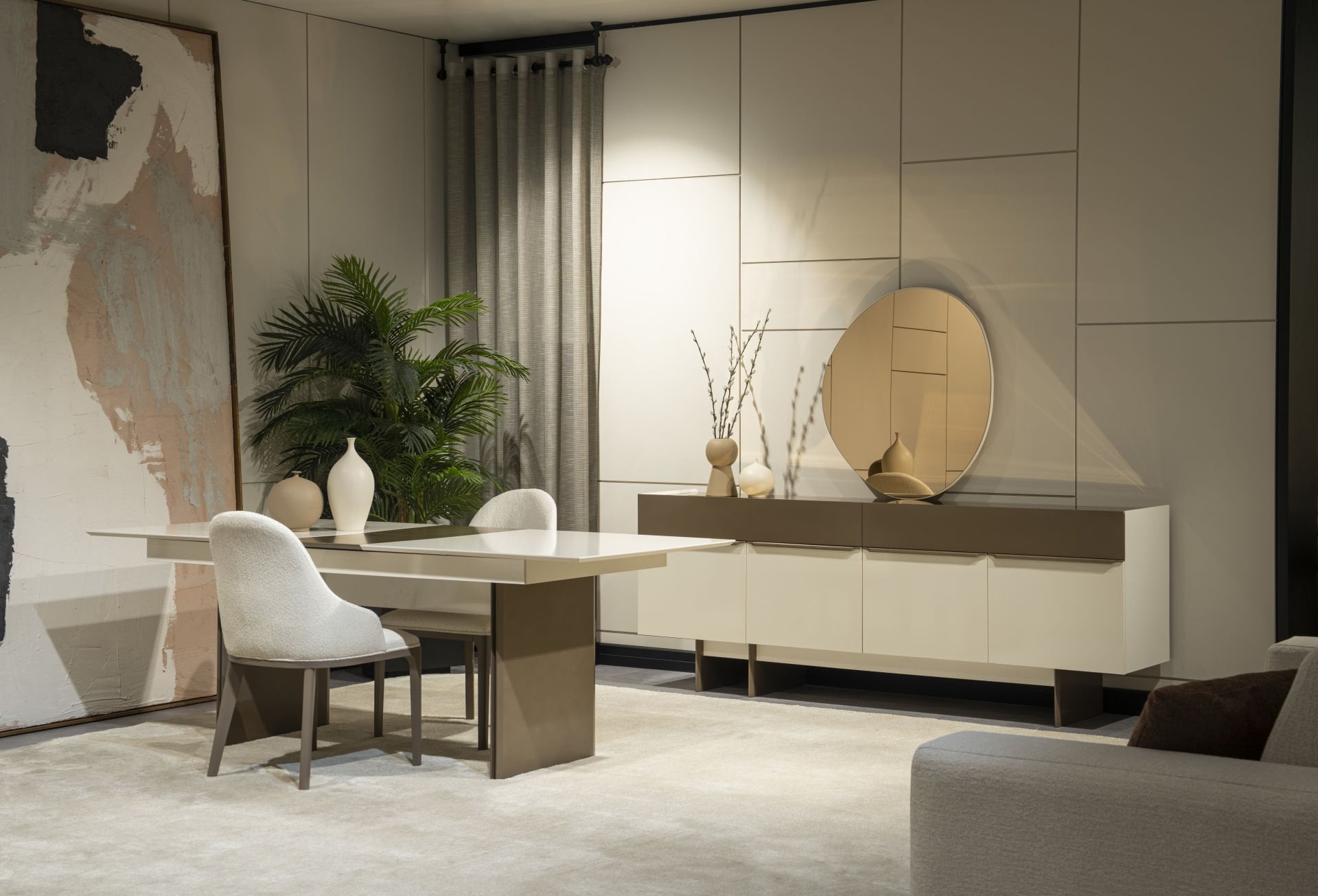 Tarz Mobilya Latte Modern Yemek Odası Takımı