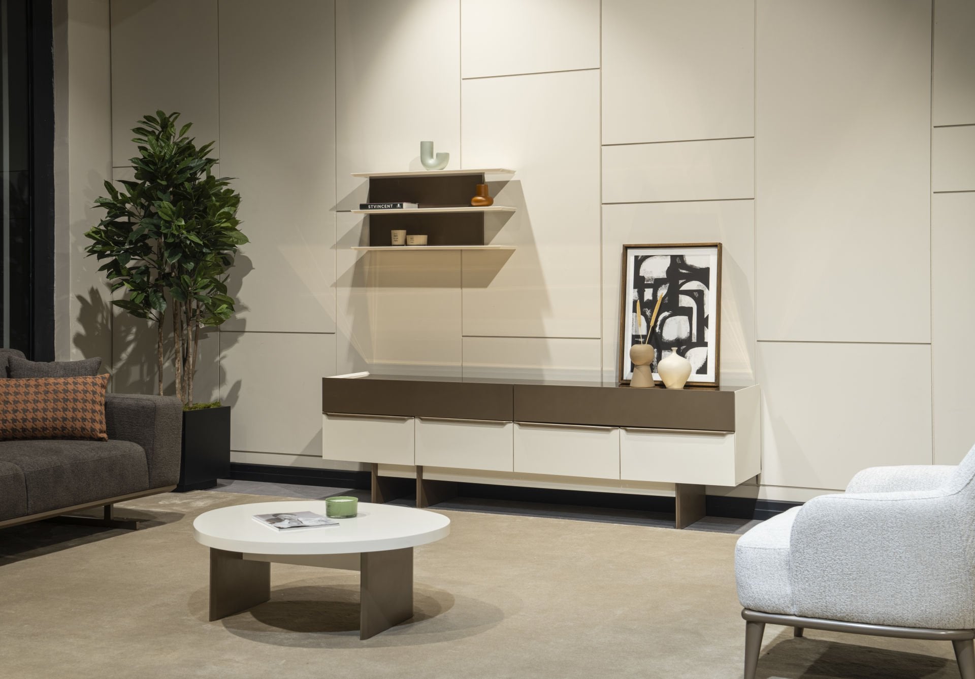 Tarz Mobilya Latte Modern Tv Ünitesi