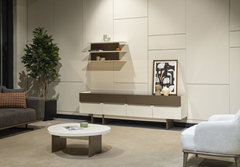 Tarz Mobilya Latte Modern Tv Ünitesi