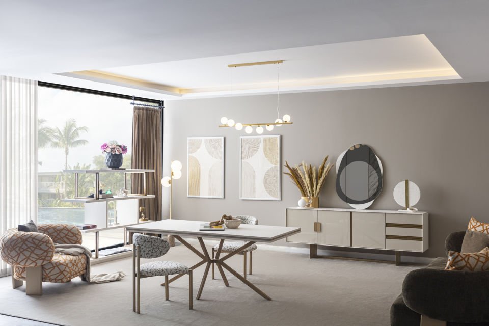 Tarz Mobilya Serene Modern Yemek Odası