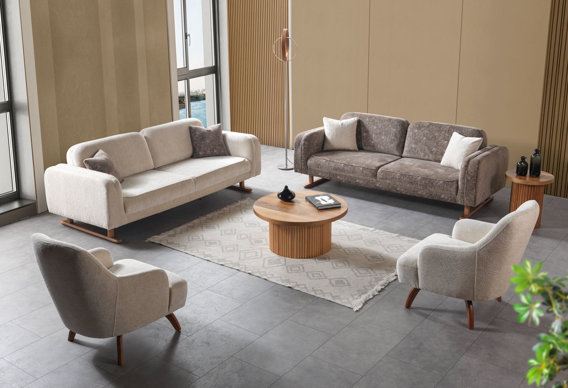 Tarz Mobilya Luna Modern Koltuk Takımı