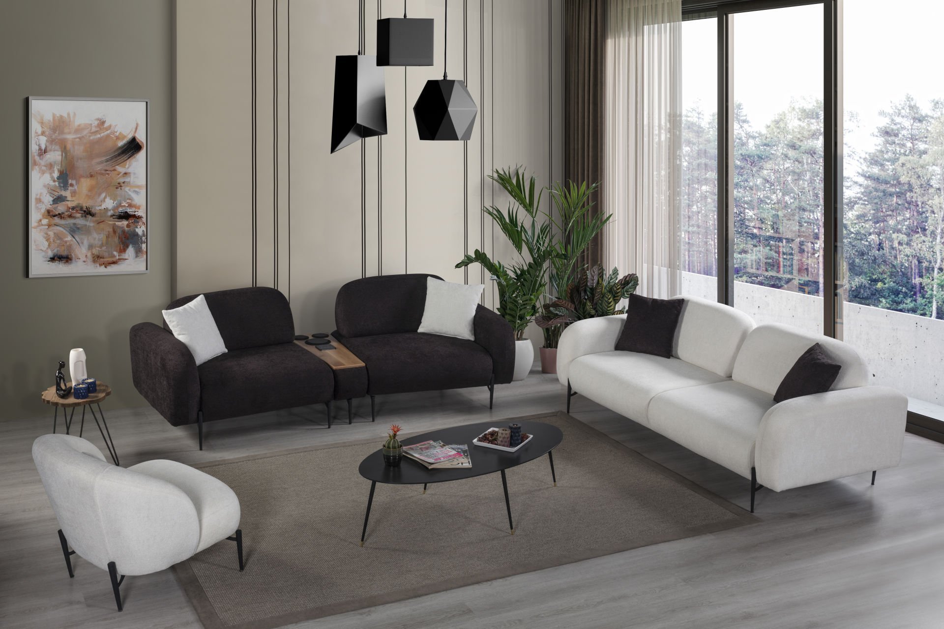 Tarz Mobilya Pamira Modern Koltuk Takımı