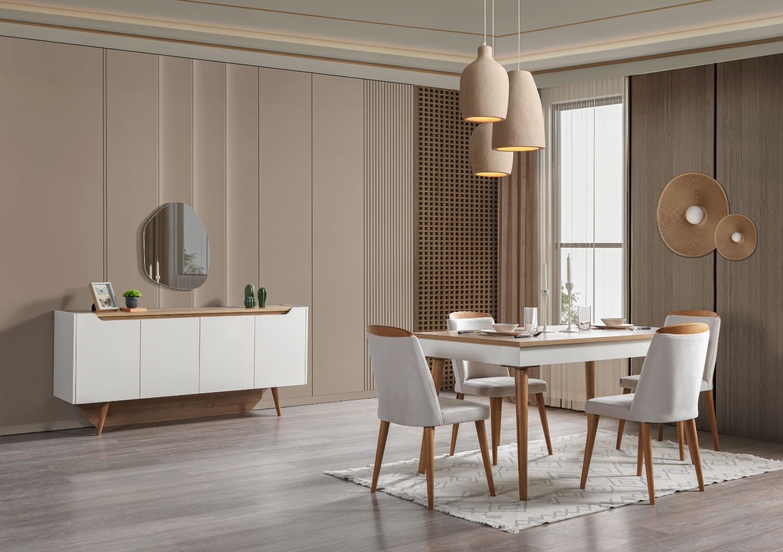 Tarz Mobilya Haven Modern Yemek Odası Takımı