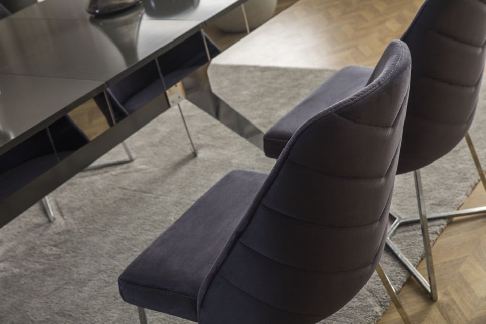 Tarz Mobilya Royal Modern Yemek Odası Takımı Antrasit Gri