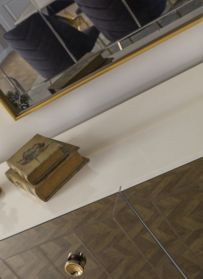 Tarz Mobilya Royal Modern Yemek Odası Takımı Aytaşı Rengi