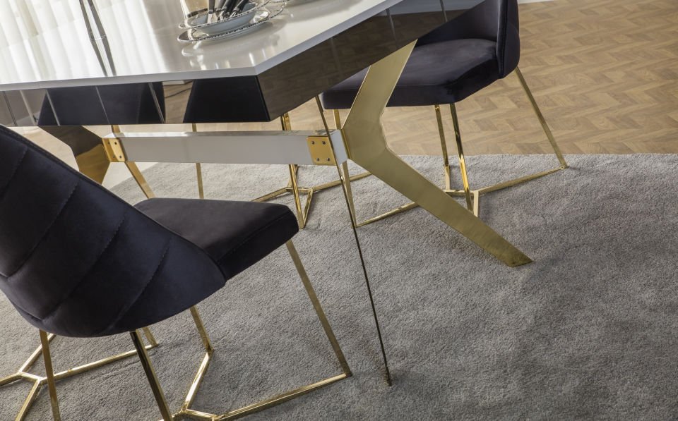 Tarz Mobilya Royal Modern Yemek Odası Takımı Aytaşı Rengi