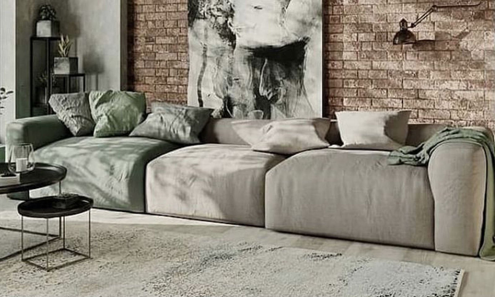 Tarz Mobilya Velvet 4'lü Kanepe