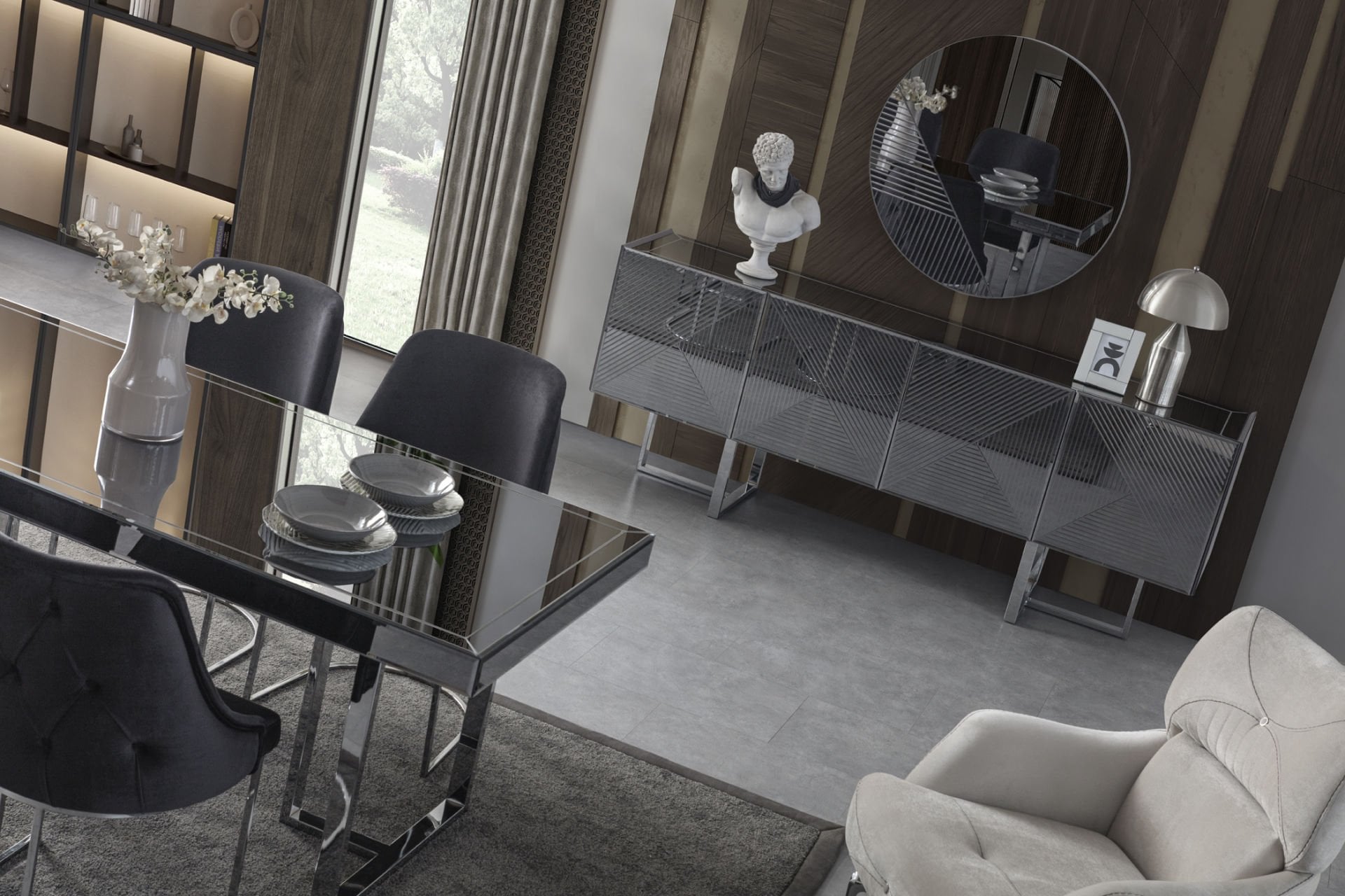 Tarz Mobilya Noble Modern Yemek Odası Takımı