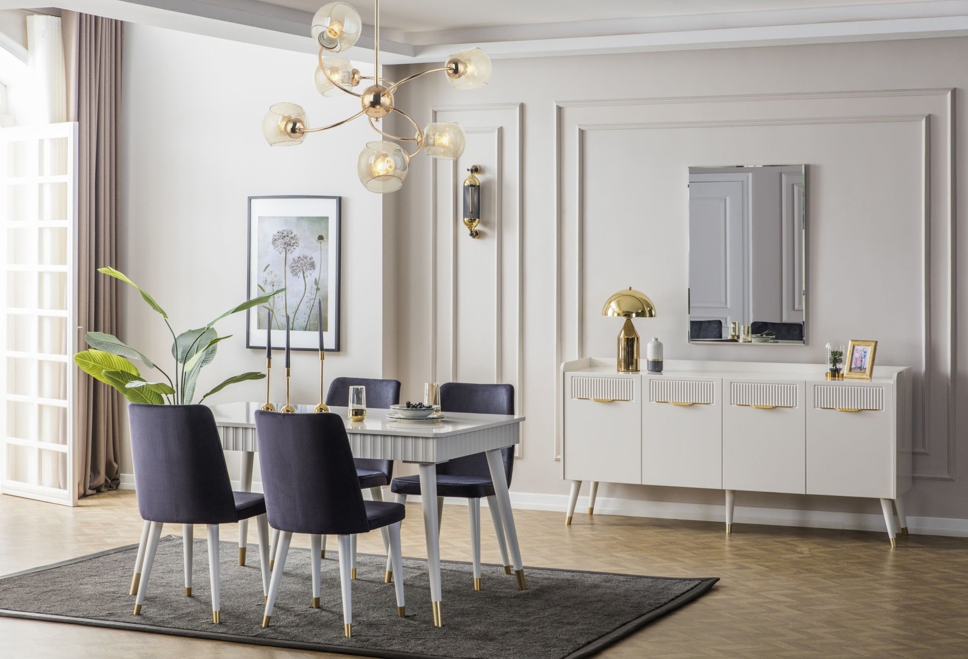 Tarz Mobilya Mira Modern Yemek Odası Aytaşı Rengi