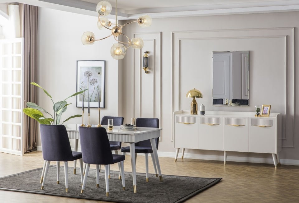 Tarz Mobilya Mira Modern Yemek Odası Aytaşı Rengi
