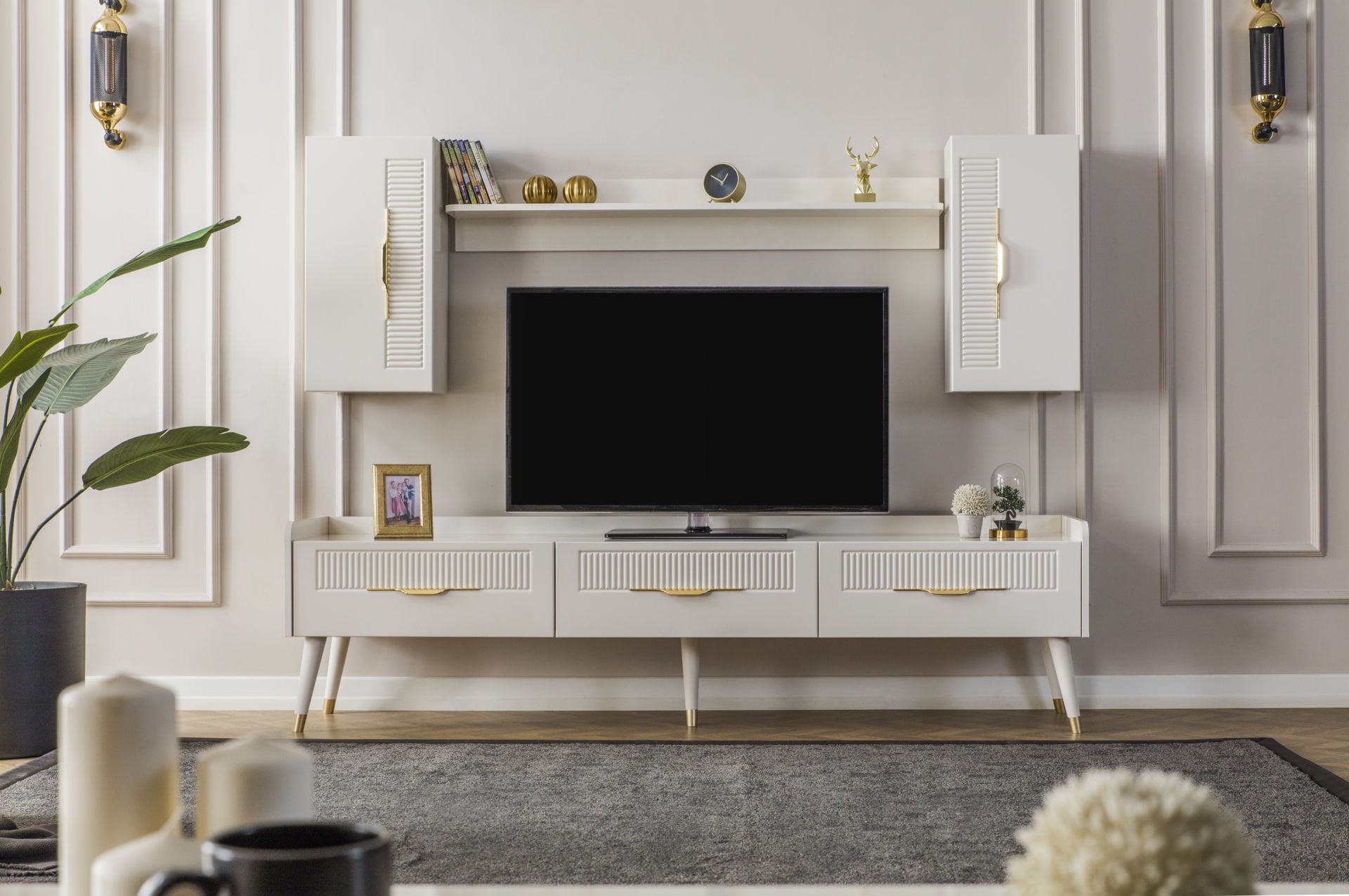 Tarz Mobilya Mira Modern Tv Ünitesi  Aytaşı Rengi