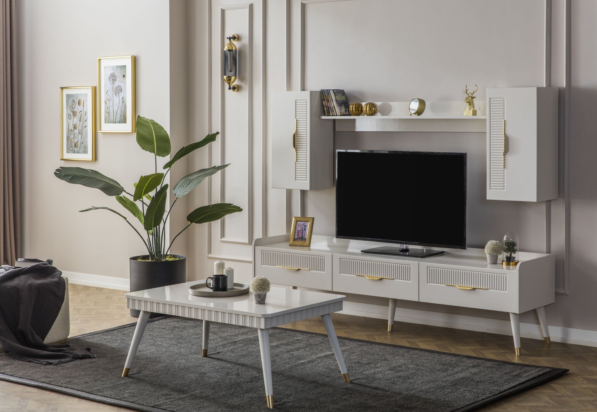 Tarz Mobilya Mira Modern Tv Ünitesi  Aytaşı Rengi