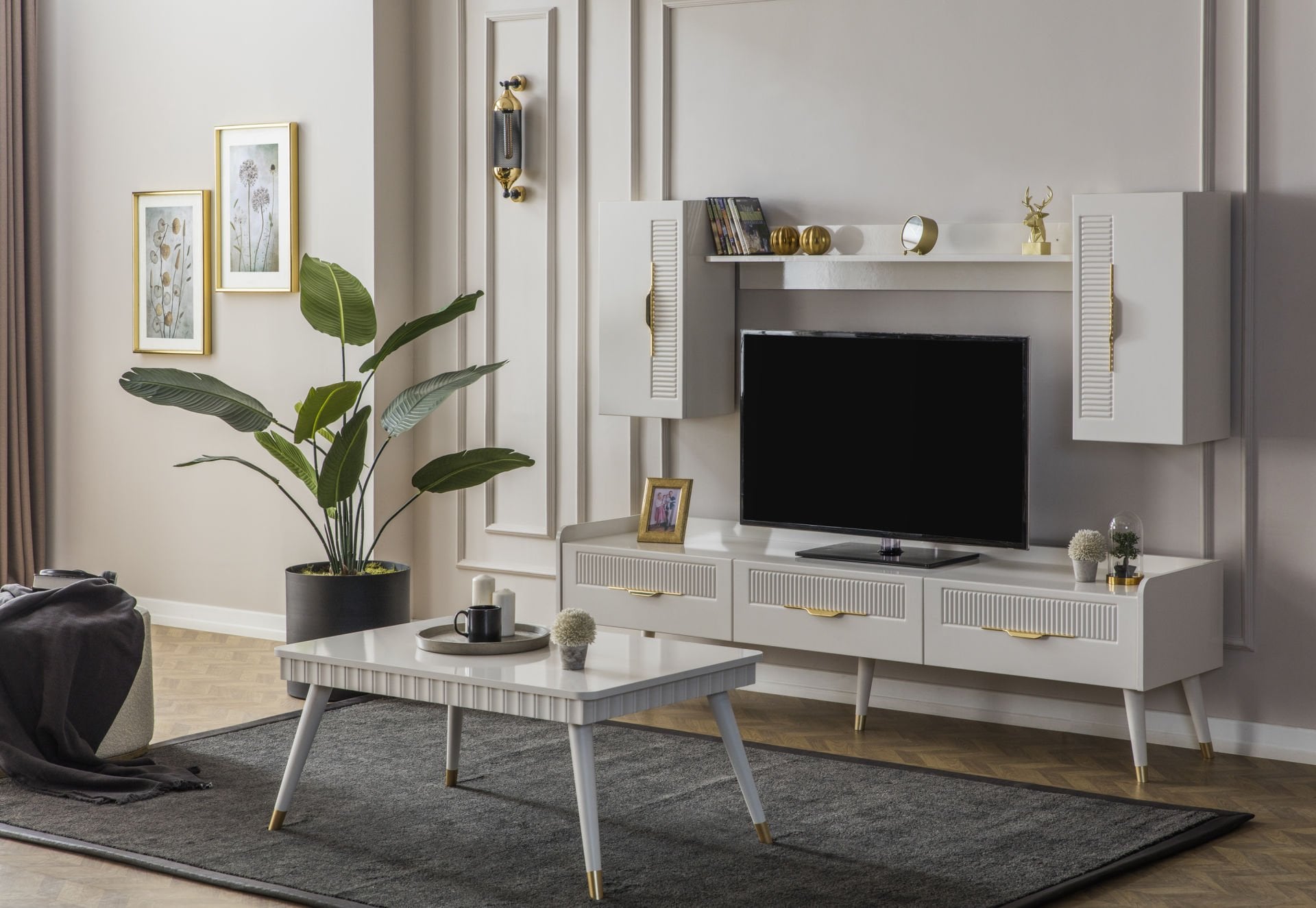 Tarz Mobilya Mira Modern Tv Ünitesi  Aytaşı Rengi