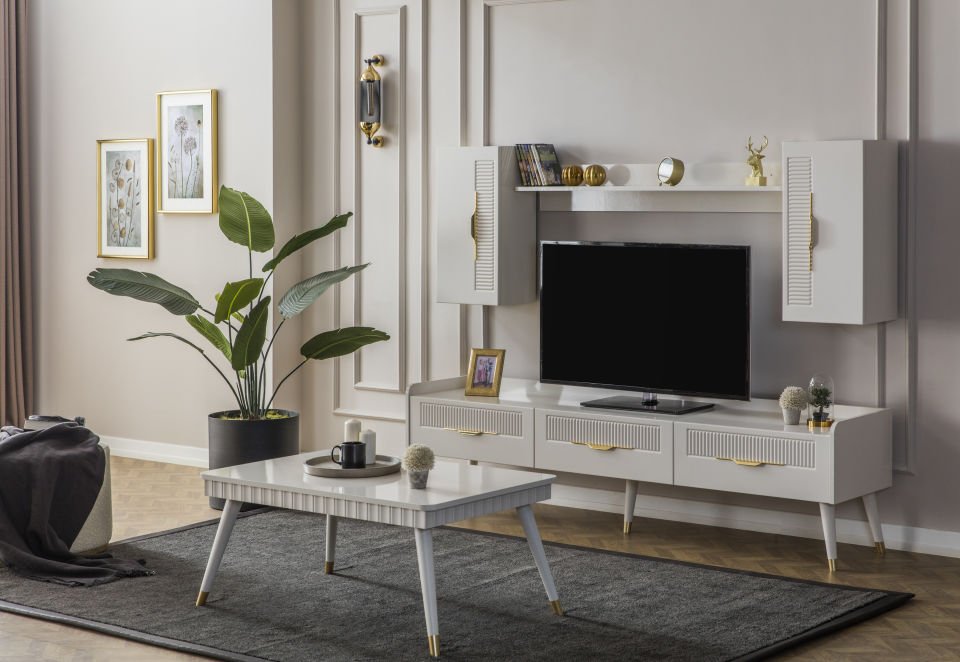 Tarz Mobilya Mira Modern Tv Ünitesi  Aytaşı Rengi