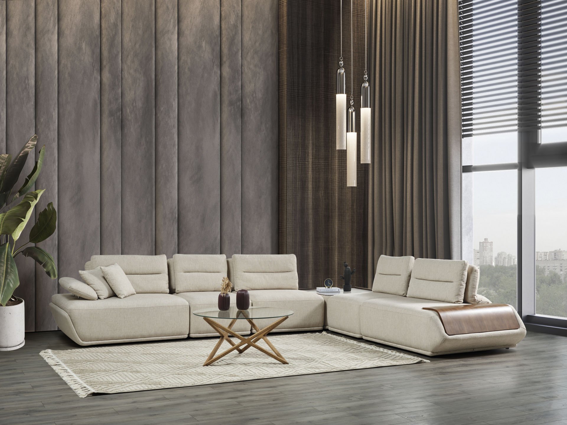 Tarz Mobilya Fuego Modern Köşe Koltuk