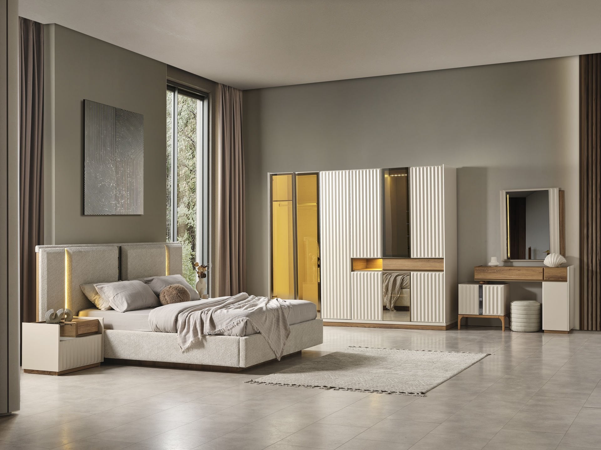 Tarz Mobilya Alfa Modern Yatak Odası Takımı