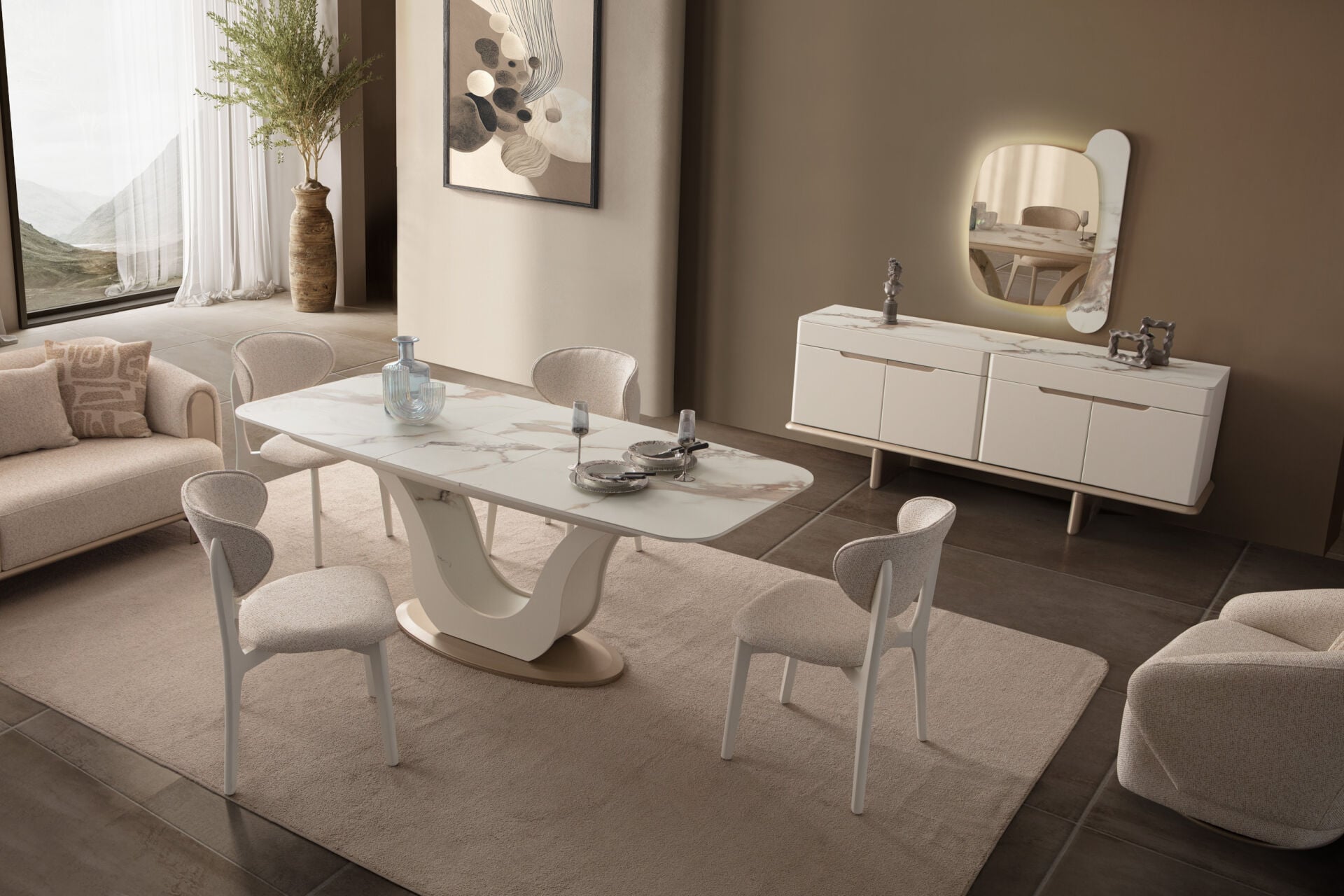 Sitella Modern Yemek Odası Takımı