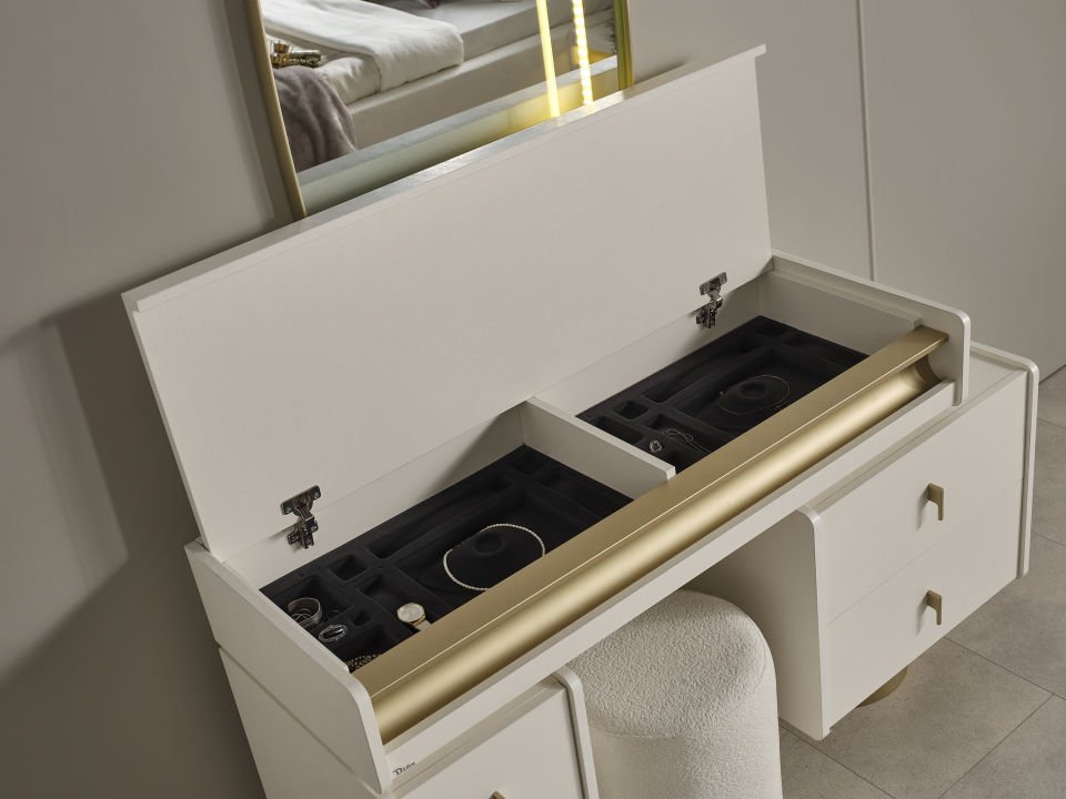 Tarz Mobilya Rio Delüx Akordion Kapaklı Modern Yatak Odası Takımı