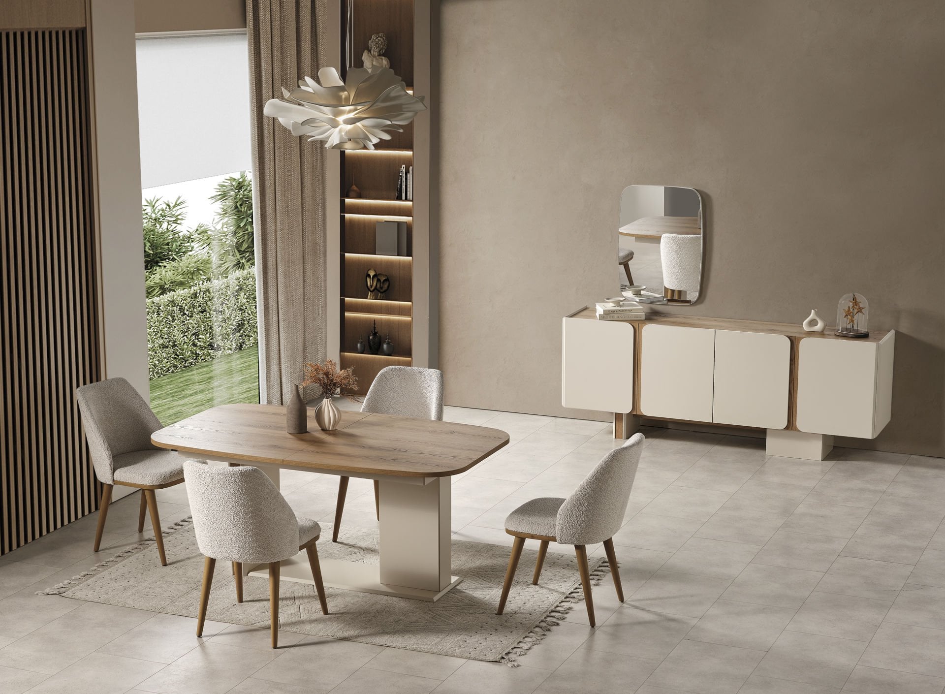 Tarz Mobilya Aura Modern Yemek Odası Takımı