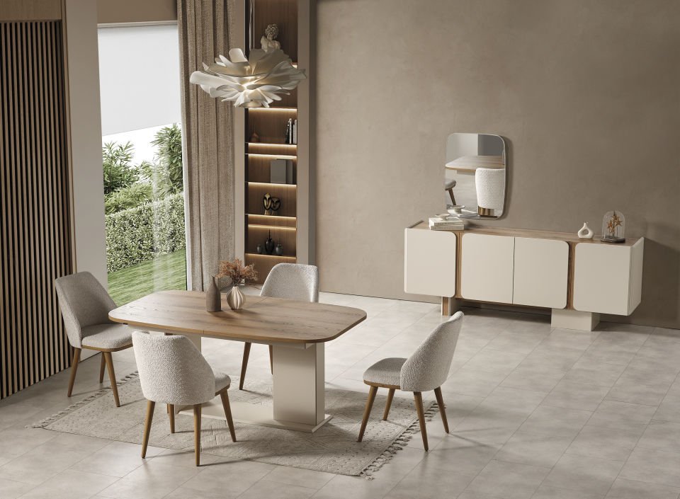 Tarz Mobilya Aura Modern Yemek Odası Takımı