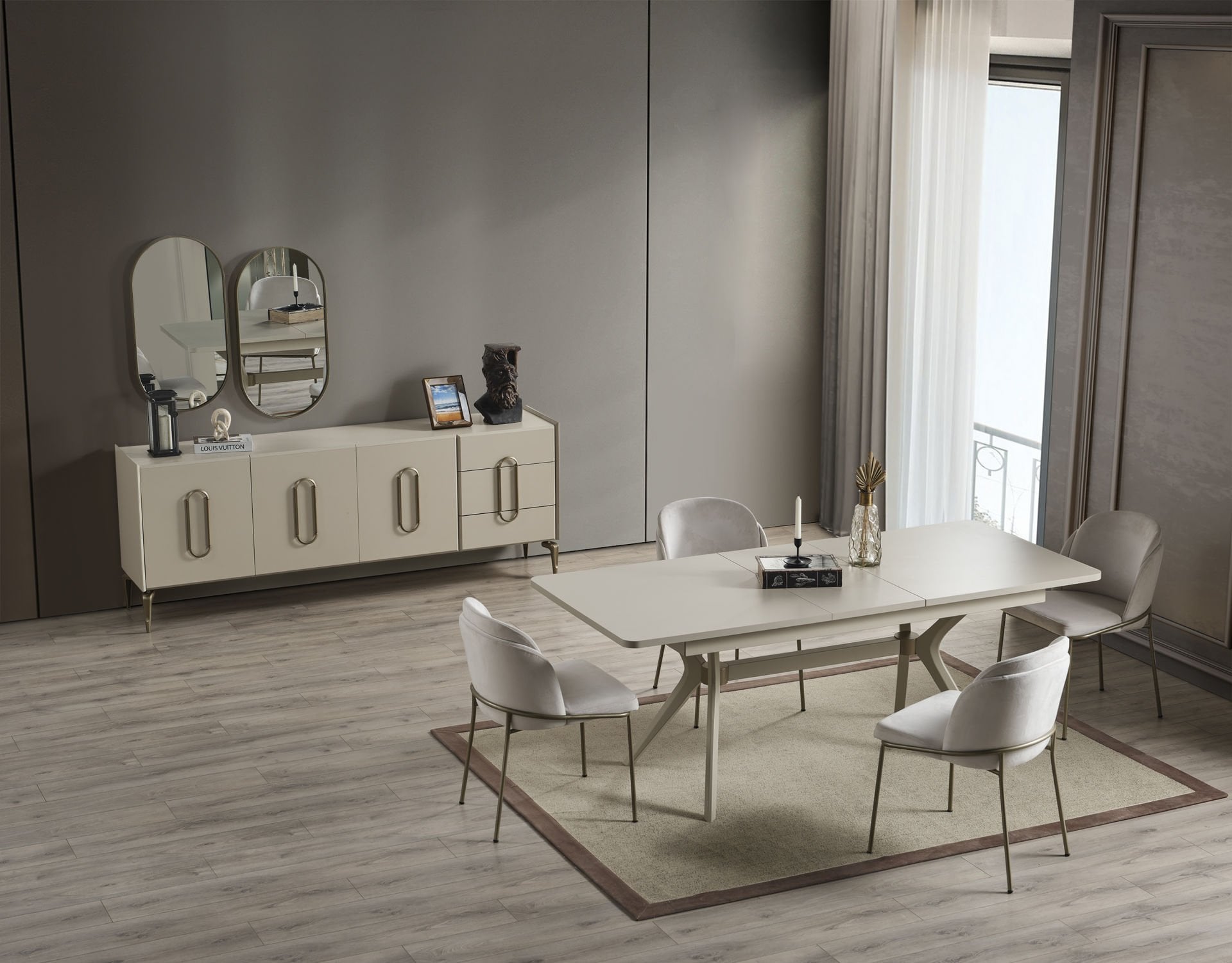 Tarz Moblya Monaco Modern Yemek Odası Takımı