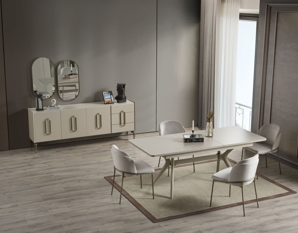Tarz Moblya Monaco Modern Yemek Odası Takımı