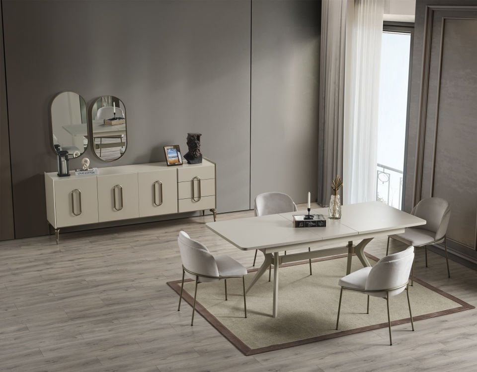 Tarz Moblya Monaco Modern Yemek Odası Takımı