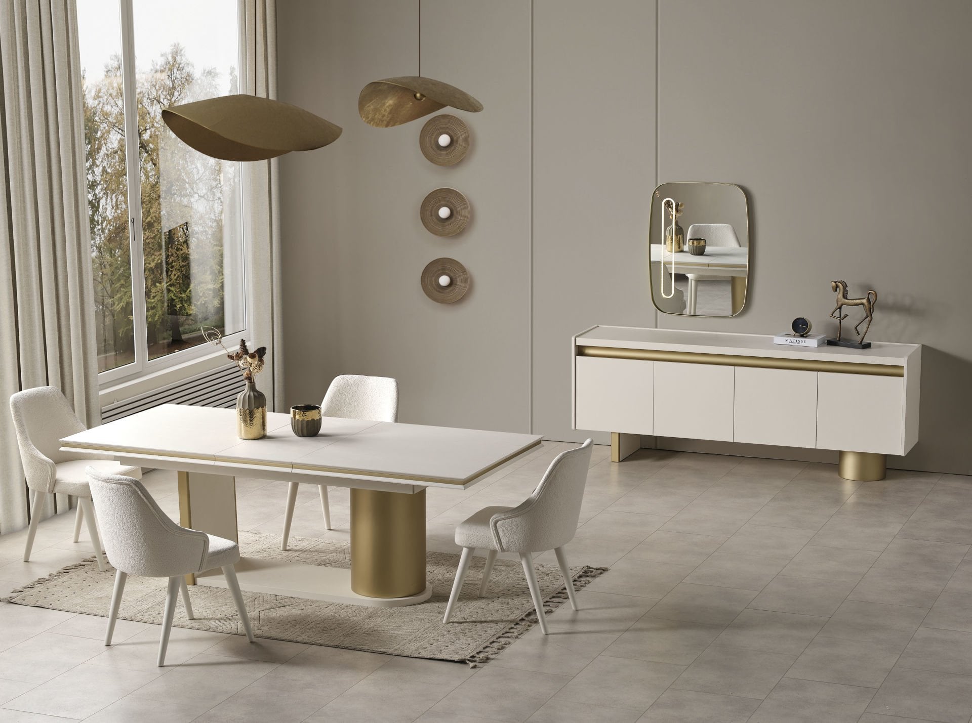 Tarz Mobilya Rio Delüx  Modern Yemek Odası Takımı