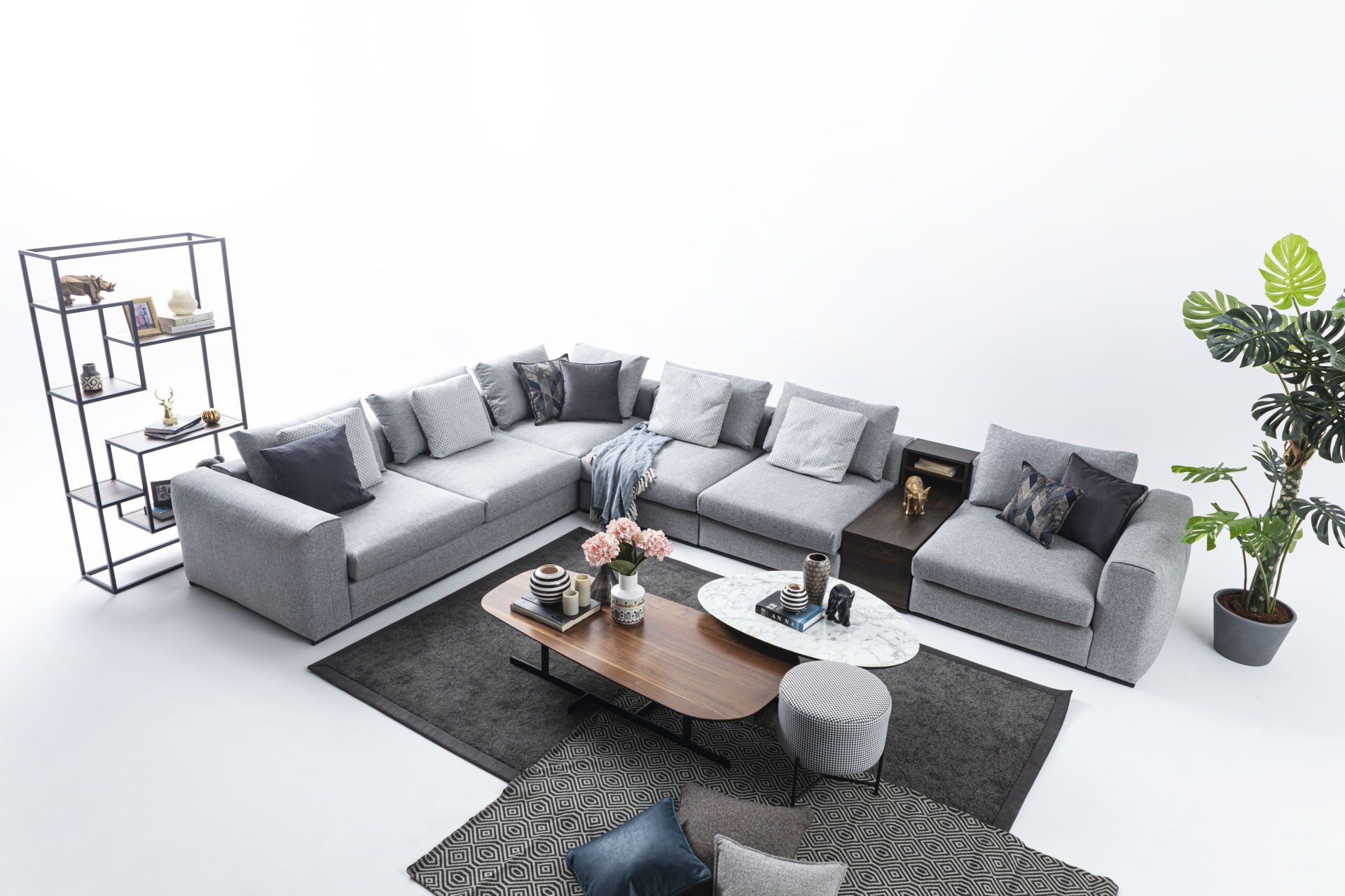 Tarz Mobilya Master Gray Modern Köşe Koltuk Takımı