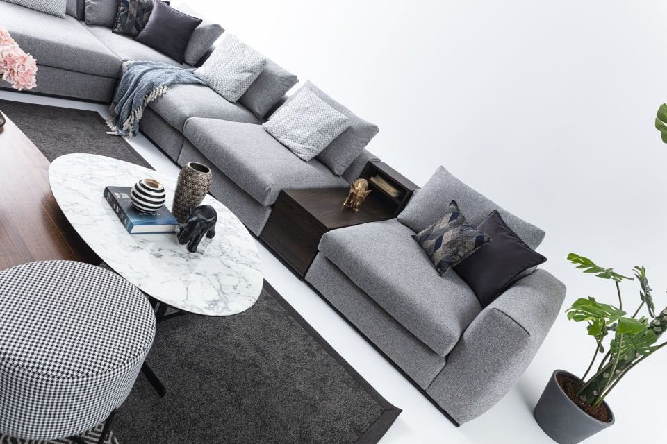 Tarz Mobilya Master Gray Modern Köşe Koltuk Takımı