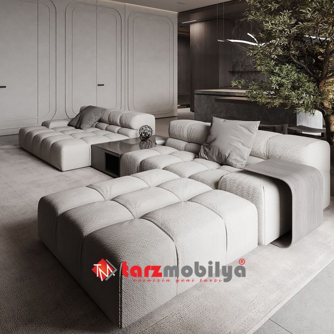 Tarz Mobilya Olive  Modern Köşe Koltuk Takımı