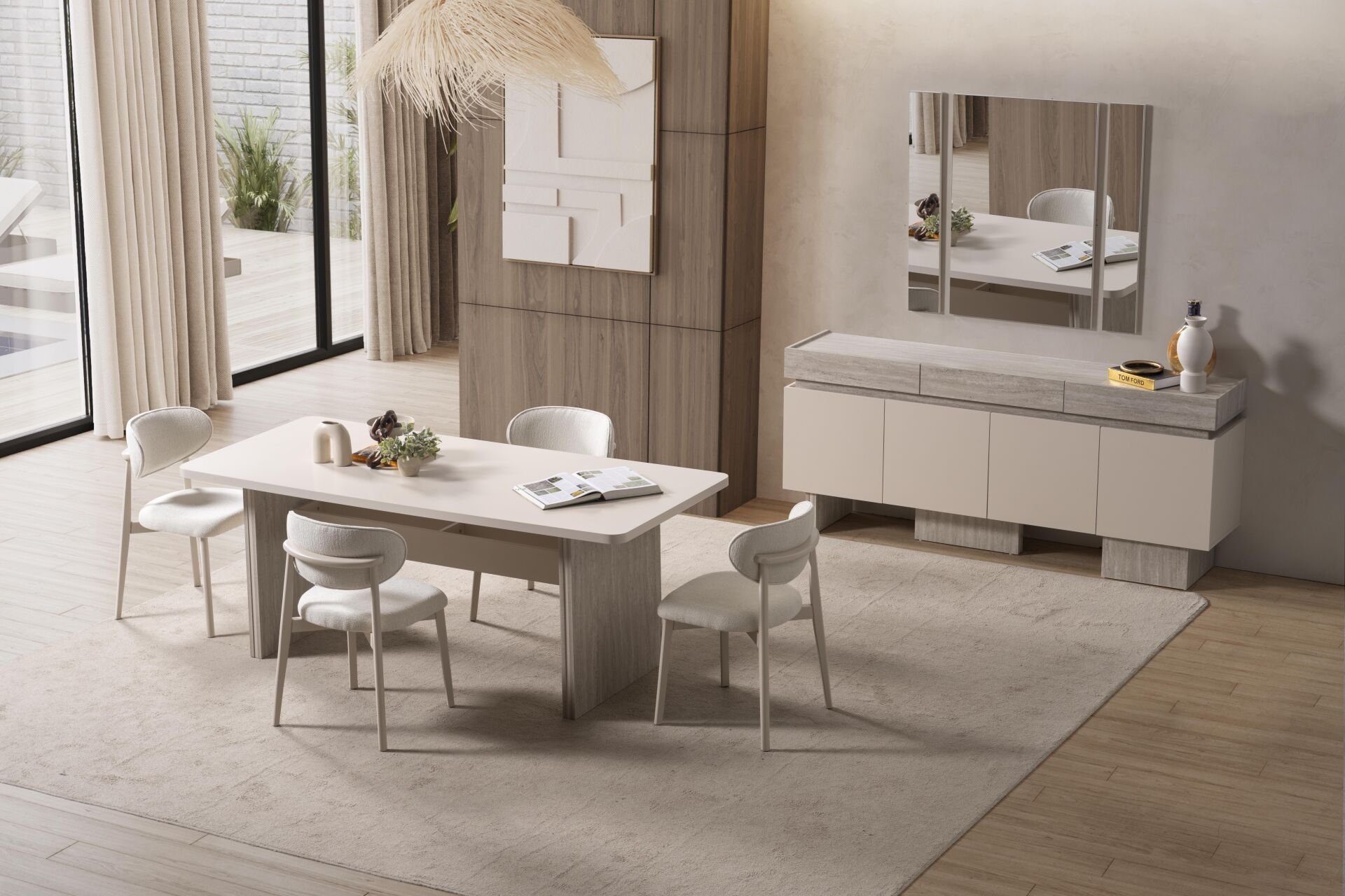 Milano Modern Yemek Odası Takımı
