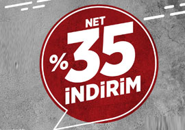 % 35 NET İNDİRİM!