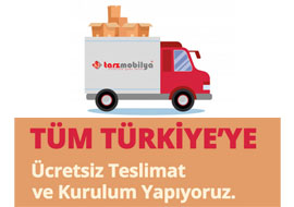 Tüm Türkiye'ye ücretsiz teslimat ve kurulum yapıyoruz !
